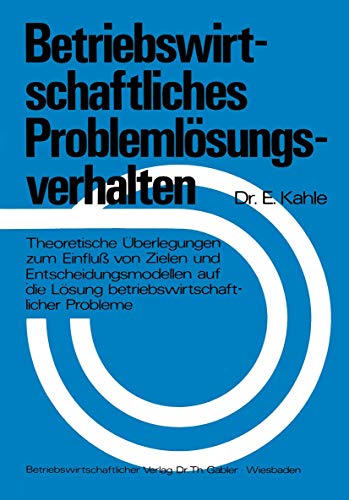 Betriebswirtschaftliches Problemlsungsverhalt