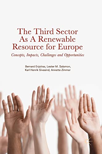 The Third Sector as a Reneable Resource for Europe Concepts, Impacts, Challeng [Hardcover]