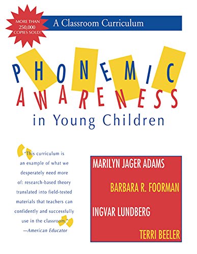 Phonemic Awareness in Young Children: A Class