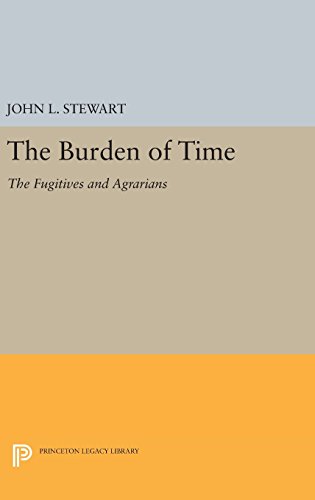 The Burden of Time The Fugitives and Agrarians [Hardcover]