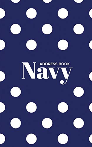 Address Book Navy [Paperback]