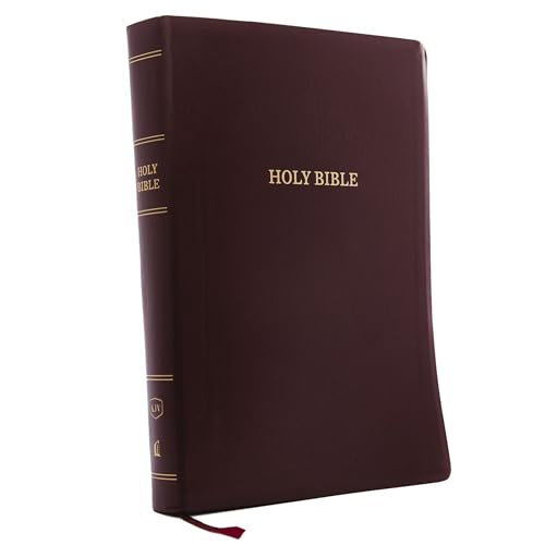 KJV Holy Bible: Super Giant Print with 43,000 Cross References, Burgundy Leather [Paperback]