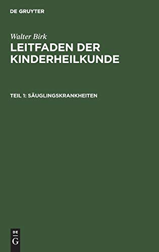 Sauglingskrankheiten [Hardcover]