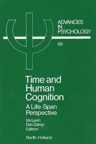 Time and Human Cognition A Life-Span Perspective [Hardcover]