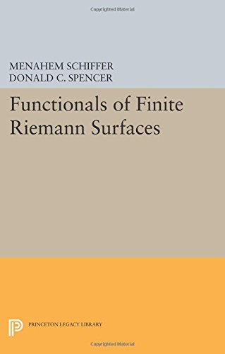 Functionals of Finite Riemann Surfaces [Paperback]