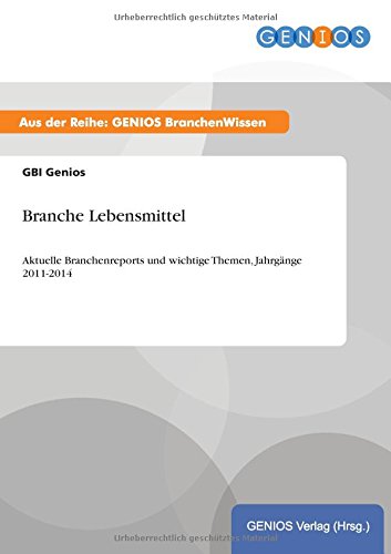 Branche Lebensmittel (german Edition) [Paperback]