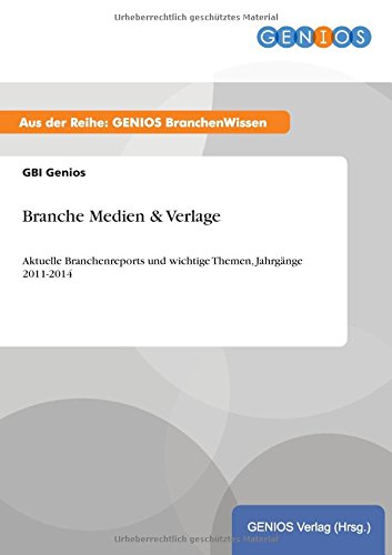 Branche Medien & Verlage (german Edition) [Paperback]